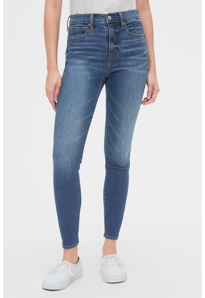 GAP Blugi skinny cu aspect decolorat - Pled.ro