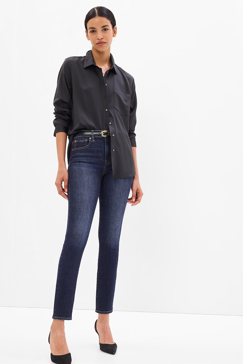 GAP Blugi skinny cu talie inalta - Pled.ro