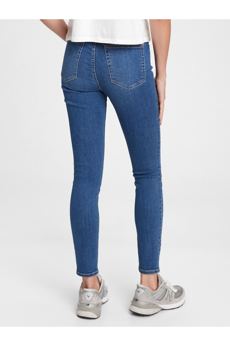 GAP Blugi skinny cu talie inalta The Gen Good - Pled.ro