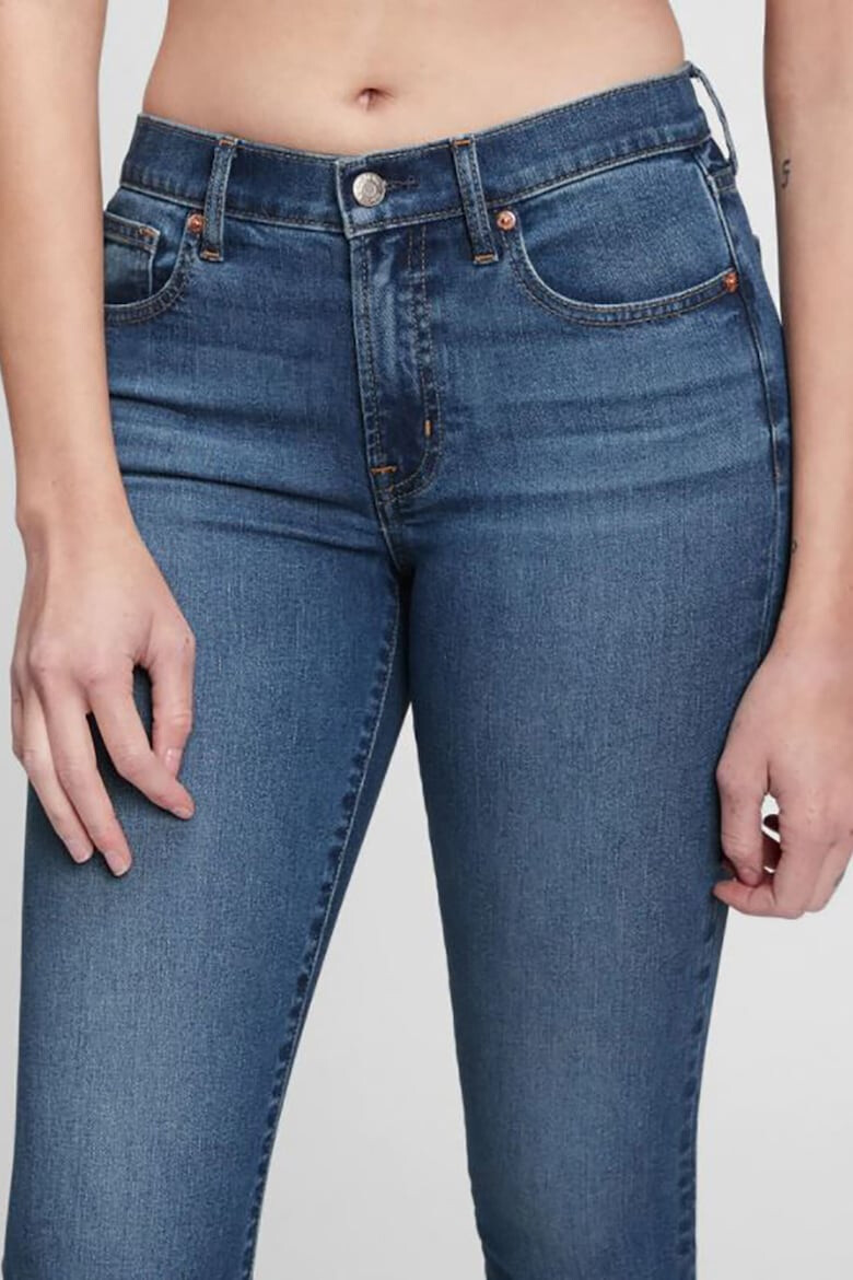 GAP Blugi skinny cu talie medie - Pled.ro