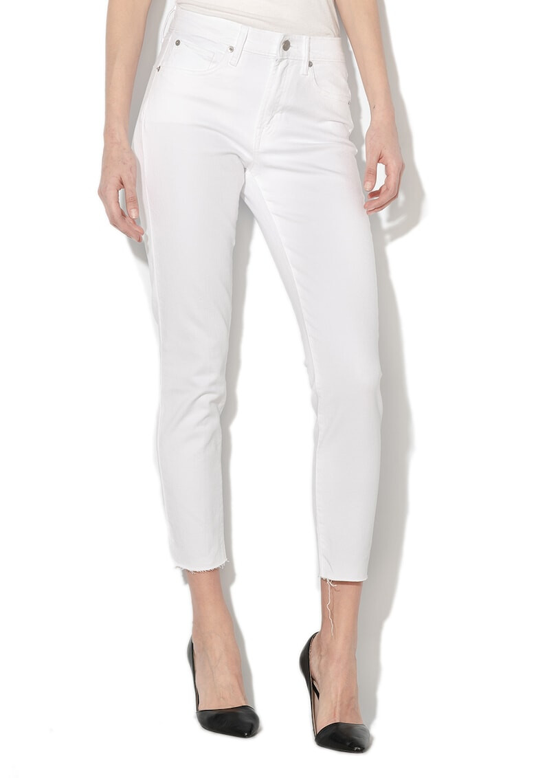 GAP Blugi skinny cu terminatii franjurate - Pled.ro