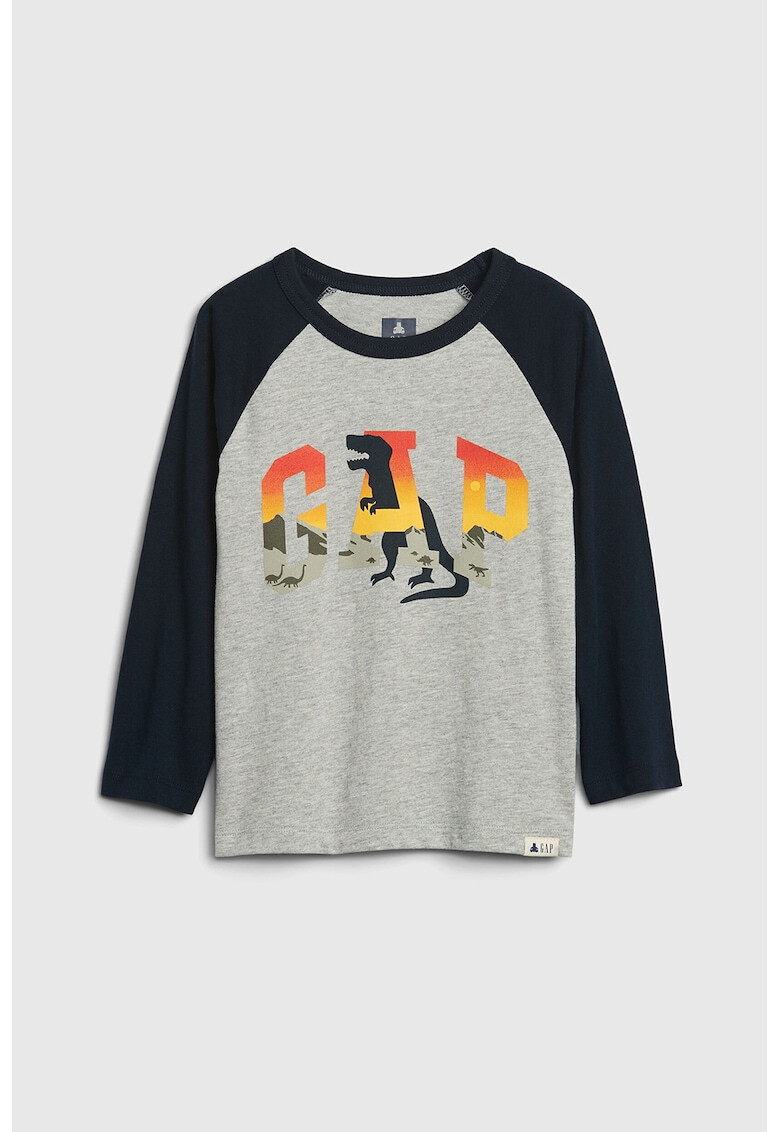 GAP Bluza cu imprimeu grafic si maneci raglan - Pled.ro