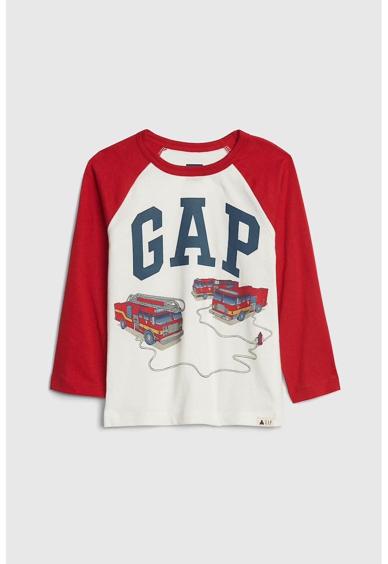 GAP Bluza cu imprimeu grafic si maneci raglan - Pled.ro