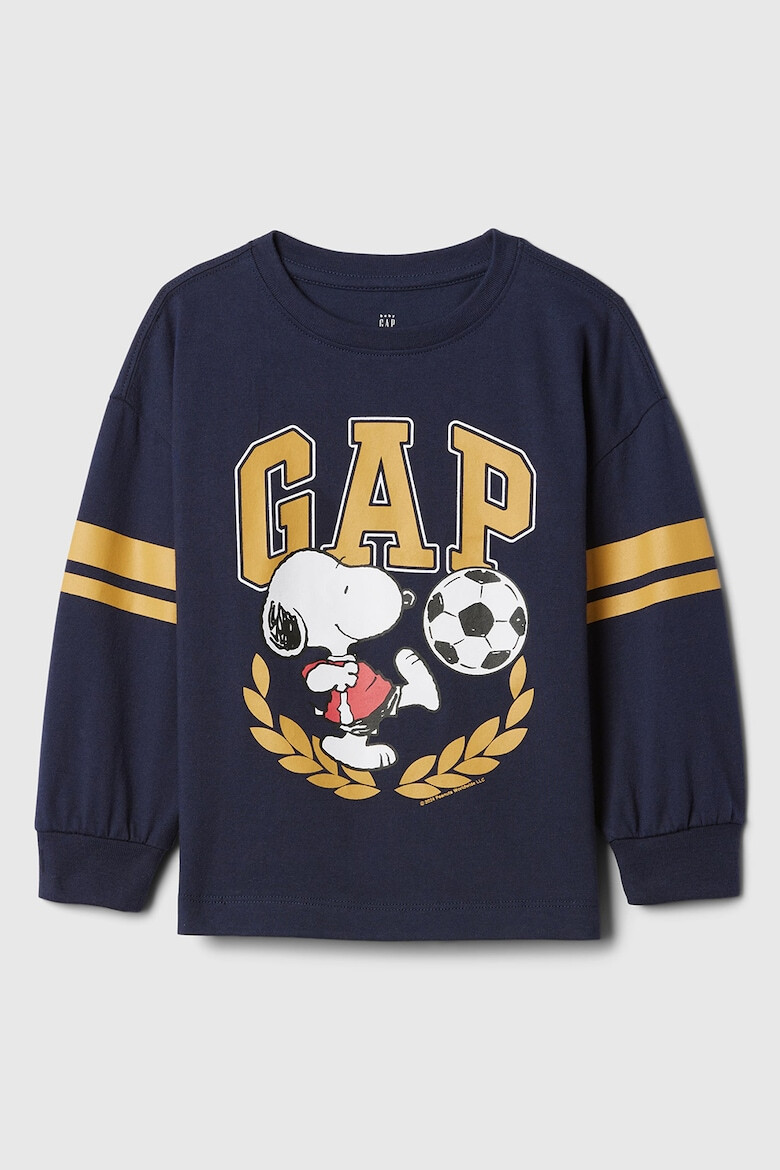 GAP Bluza de bumbac cu decolteu la baza gatului - Pled.ro