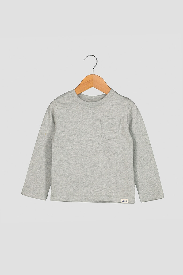 GAP Bluza de bumbac organic cu buzunar pe piept - Pled.ro