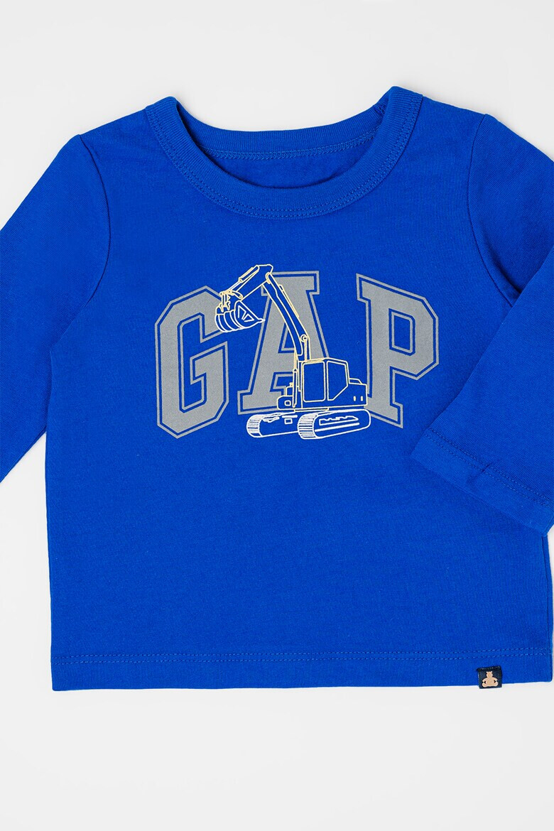 GAP Bluza de bumbac organic cu imprimeu - Pled.ro