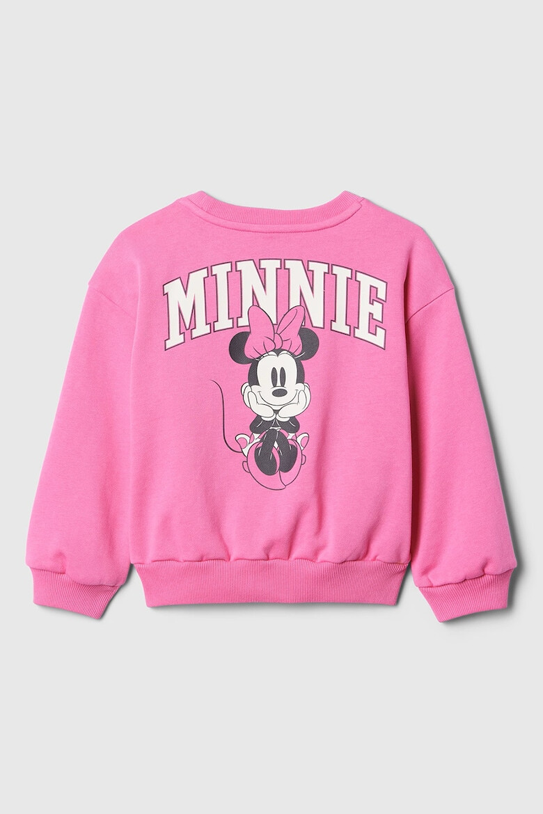 GAP Bluza de trening cu maneci cazute si imprimeu Minnie - Pled.ro