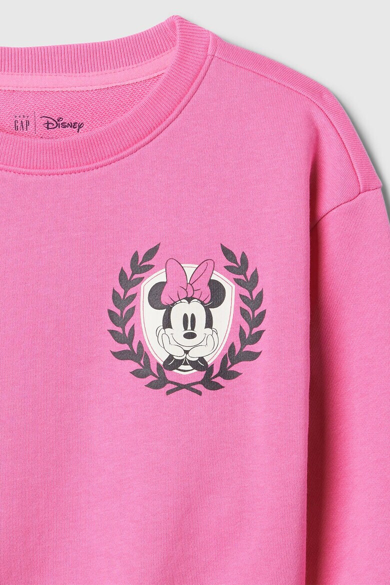 GAP Bluza de trening cu maneci cazute si imprimeu Minnie - Pled.ro