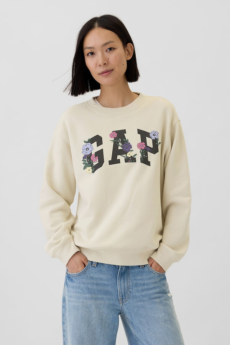 GAP Bluza de trening relaxed fit cu imprimeu - Pled.ro