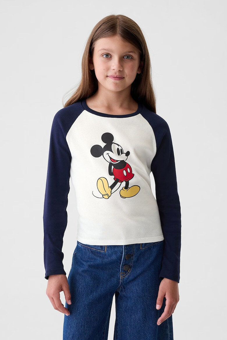 GAP Bluza din bumbac cu imprimeu cu Mickey Mouse - Pled.ro