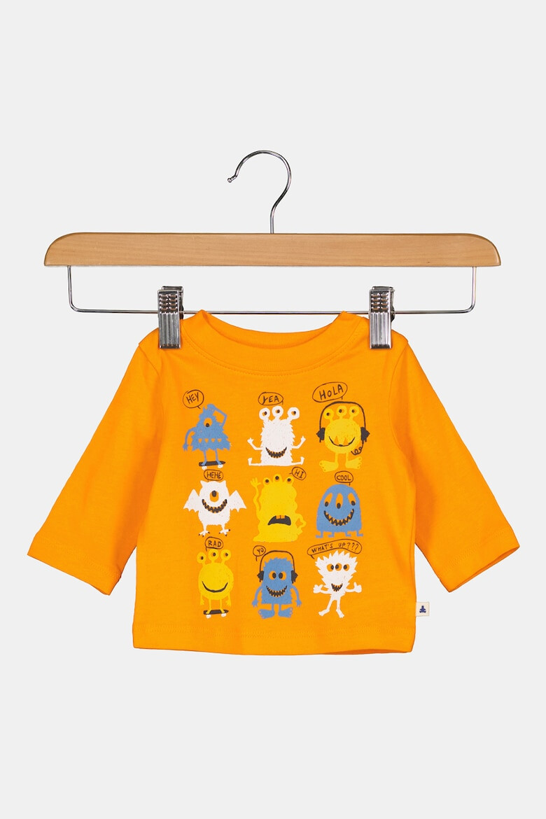 GAP Bluza din bumbac cu imprimeu grafic Oranj/Albastru/Alb - Pled.ro