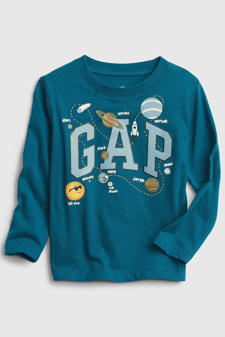 GAP Bluza din bumbac cu imprimeu logo si grafic - Pled.ro