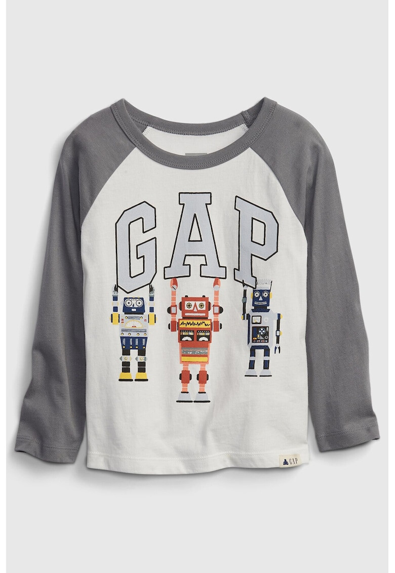 GAP Bluza din bumbac organic cu imprimeu - Pled.ro