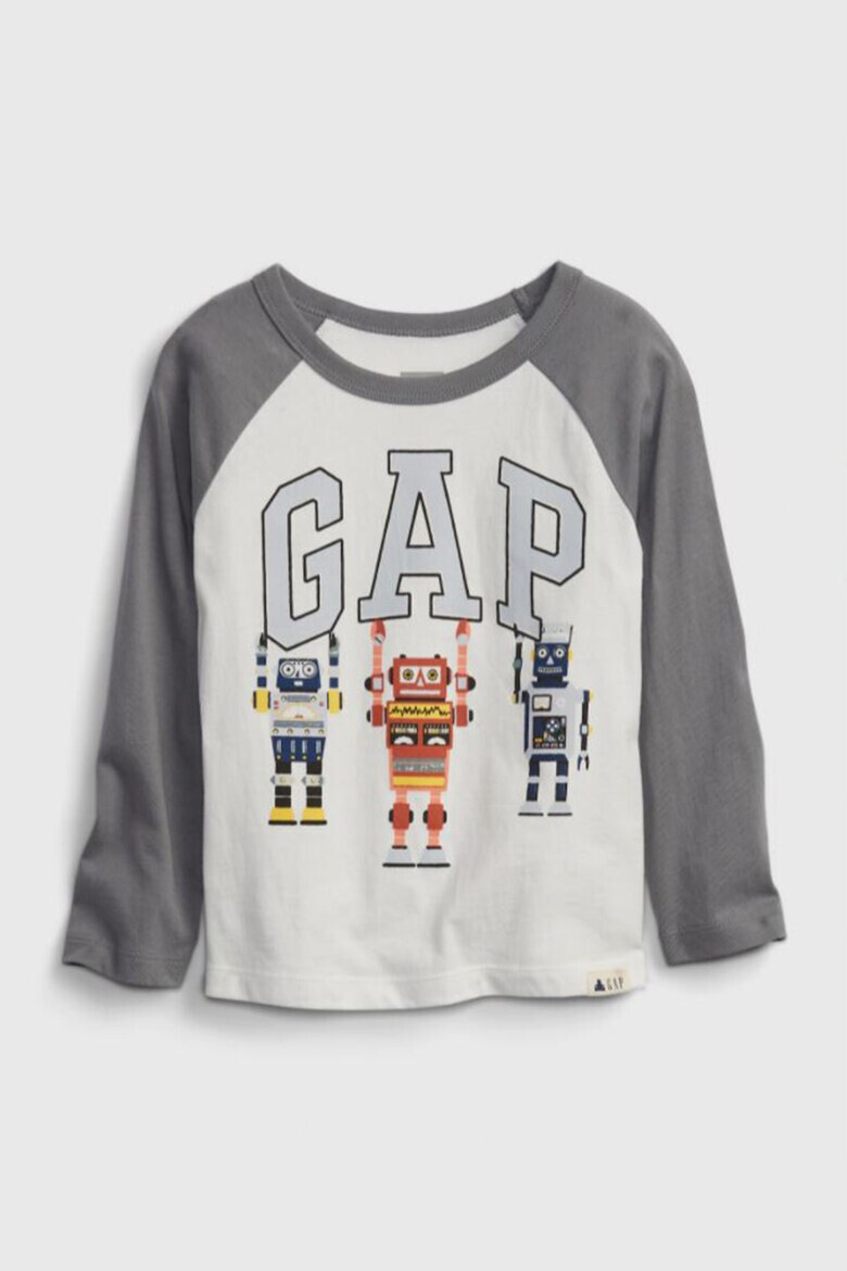 GAP Bluza din bumbac organic cu imprimeu - Pled.ro