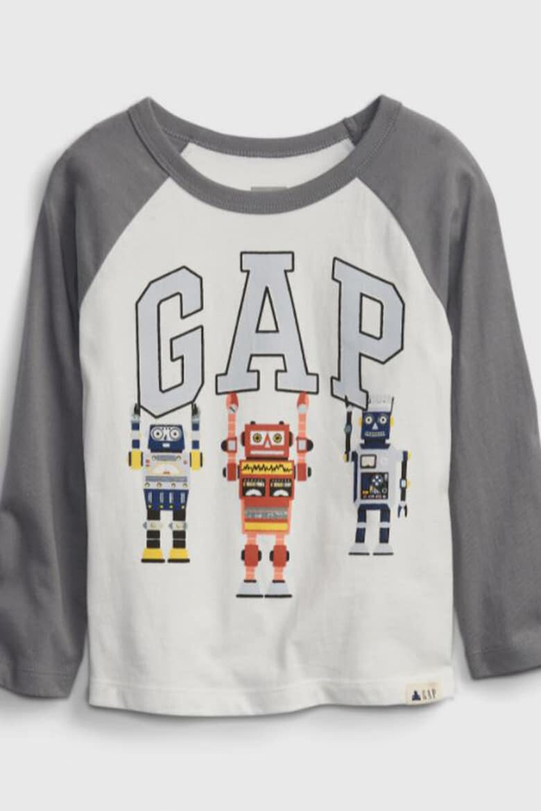 GAP Bluza din bumbac organic cu imprimeu - Pled.ro