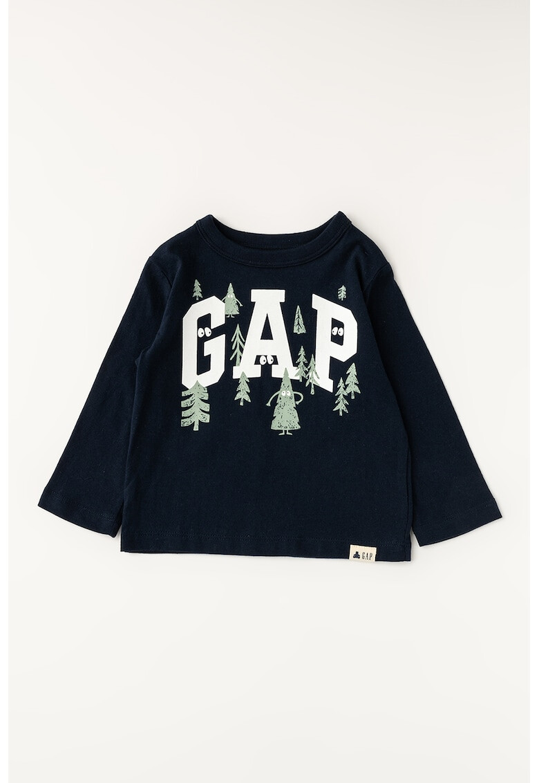 GAP Bluza din bumbac organic cu imprimeu logo - Pled.ro