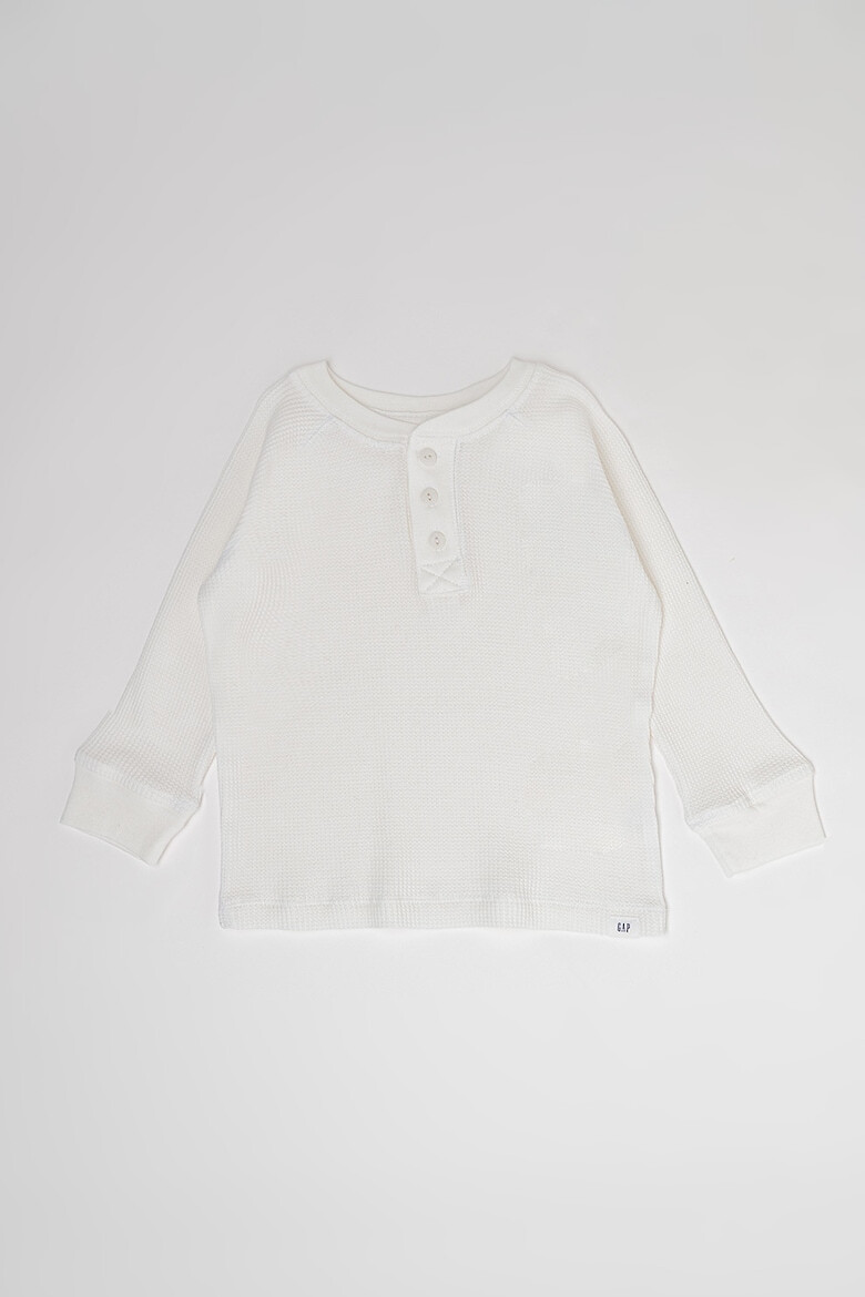 GAP Bluza Henley de bumbac - Pled.ro