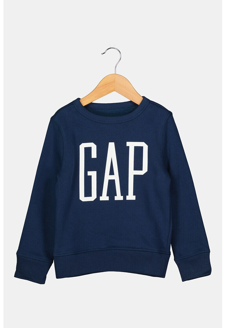 GAP Bluza sport cu decolteu la baza gatului si imprimeu logo - Pled.ro