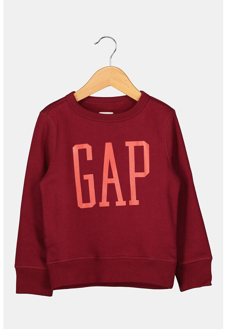 GAP Bluza sport cu decolteu la baza gatului si imprimeu logo - Pled.ro