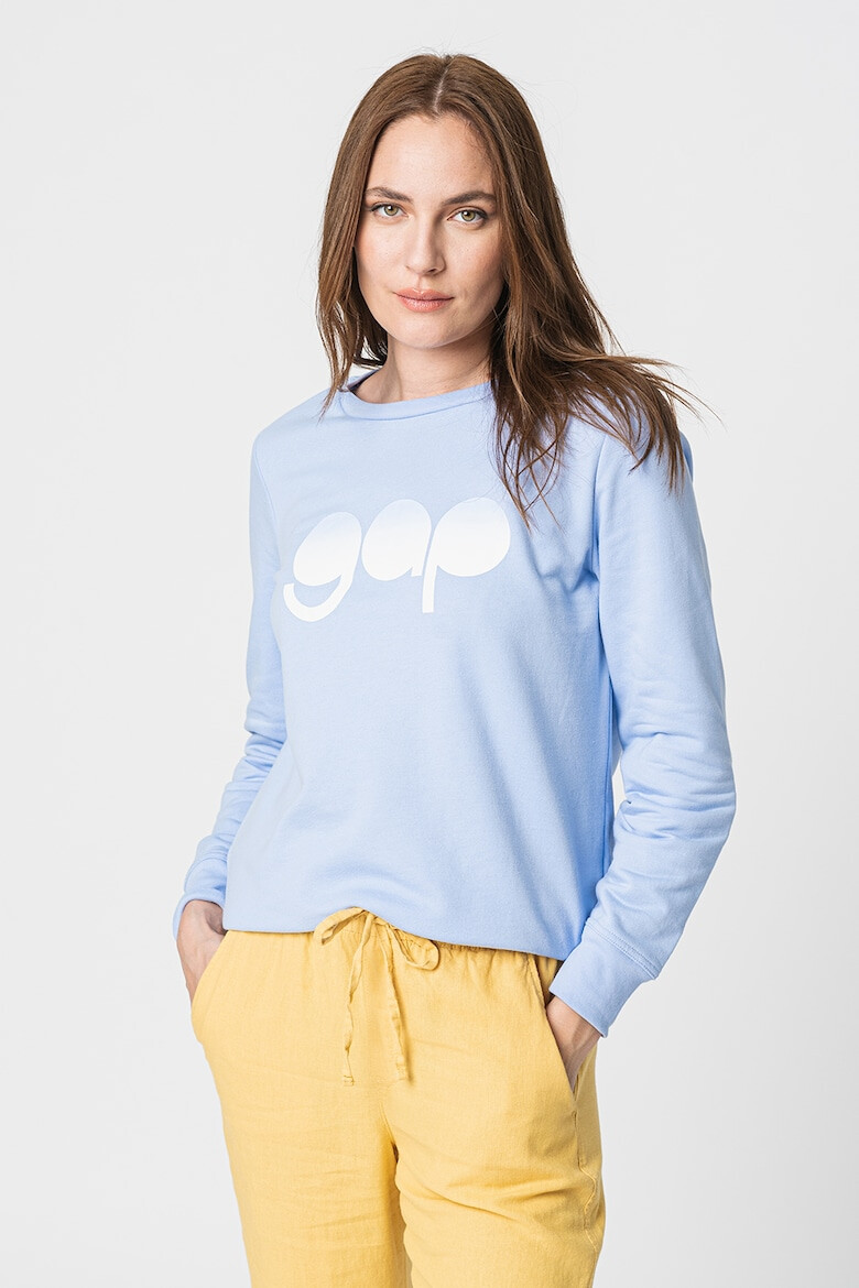 GAP Bluza sport cu decolteu la baza gatului si logo - Pled.ro