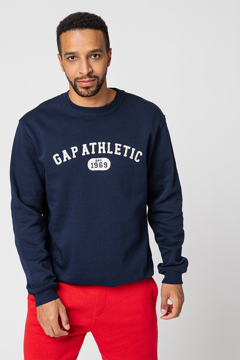 GAP Bluza sport cu decolteu la baza gatului si logo brodat - Pled.ro