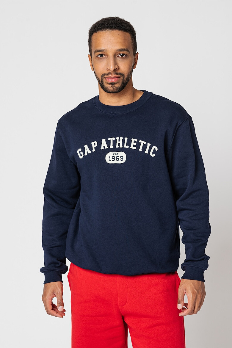 GAP Bluza sport cu decolteu la baza gatului si logo brodat - Pled.ro