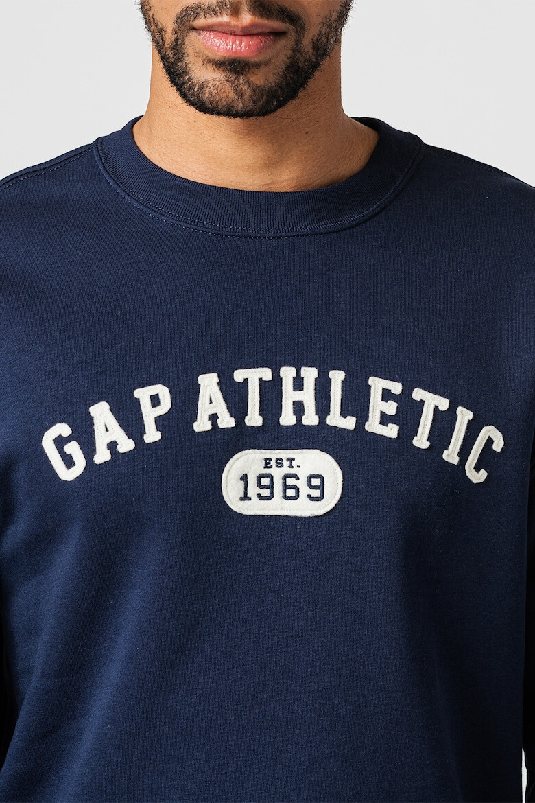 GAP Bluza sport cu decolteu la baza gatului si logo brodat - Pled.ro