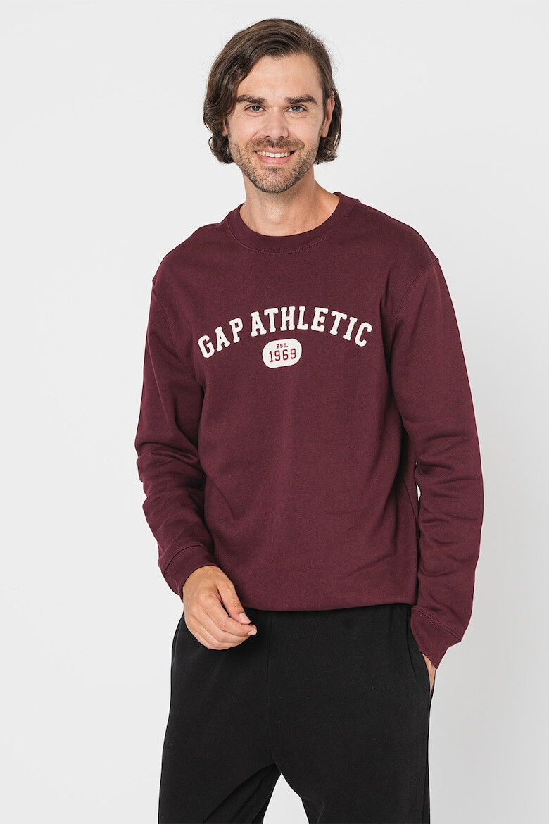 GAP Bluza sport cu decolteu la baza gatului si logo brodat - Pled.ro