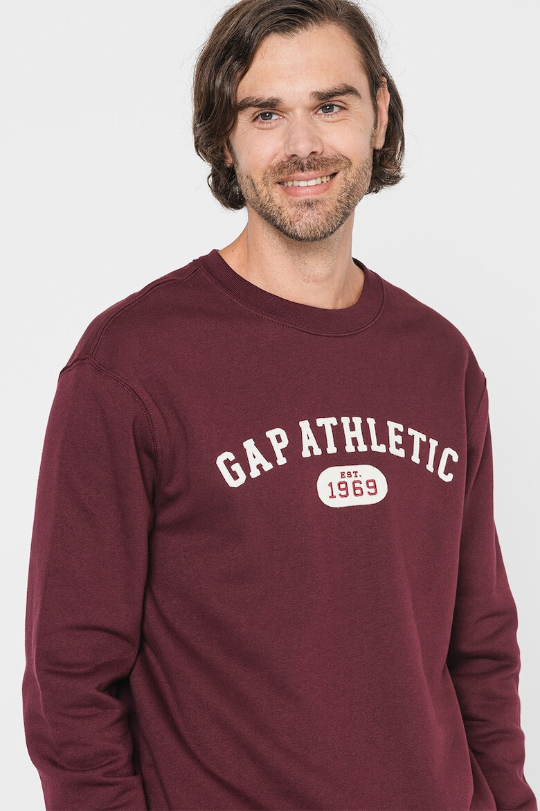 GAP Bluza sport cu decolteu la baza gatului si logo brodat - Pled.ro