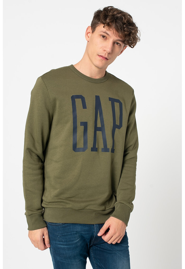 GAP Bluza sport cu decolteu la baza gatului si logo - Pled.ro