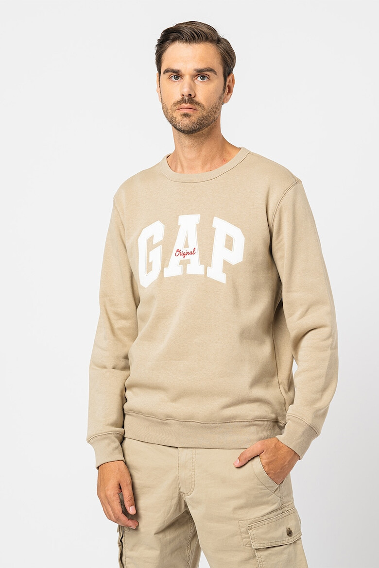 GAP Bluza sport cu model logo si decolteu la baza gatului - Pled.ro