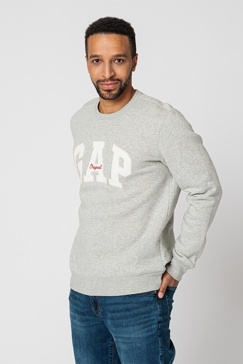 GAP Bluza sport cu model logo si decolteu la baza gatului - Pled.ro