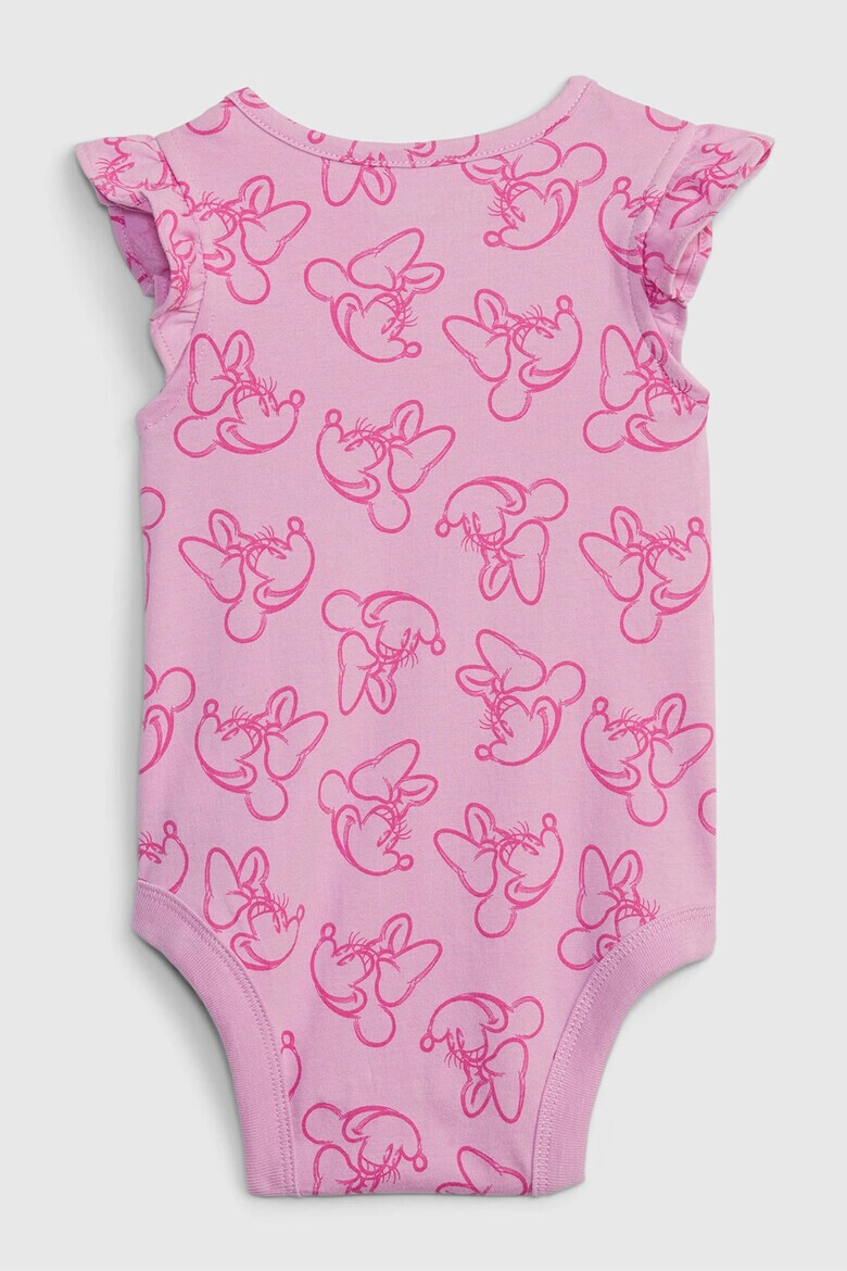 GAP Body de bumbac organic cu imprimeu Minnie Mouse - Pled.ro