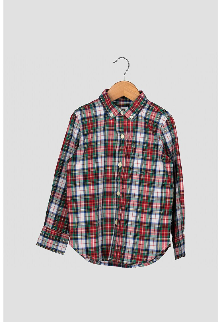 GAP Camasa cu model tartan si buzunar pe piept - Pled.ro