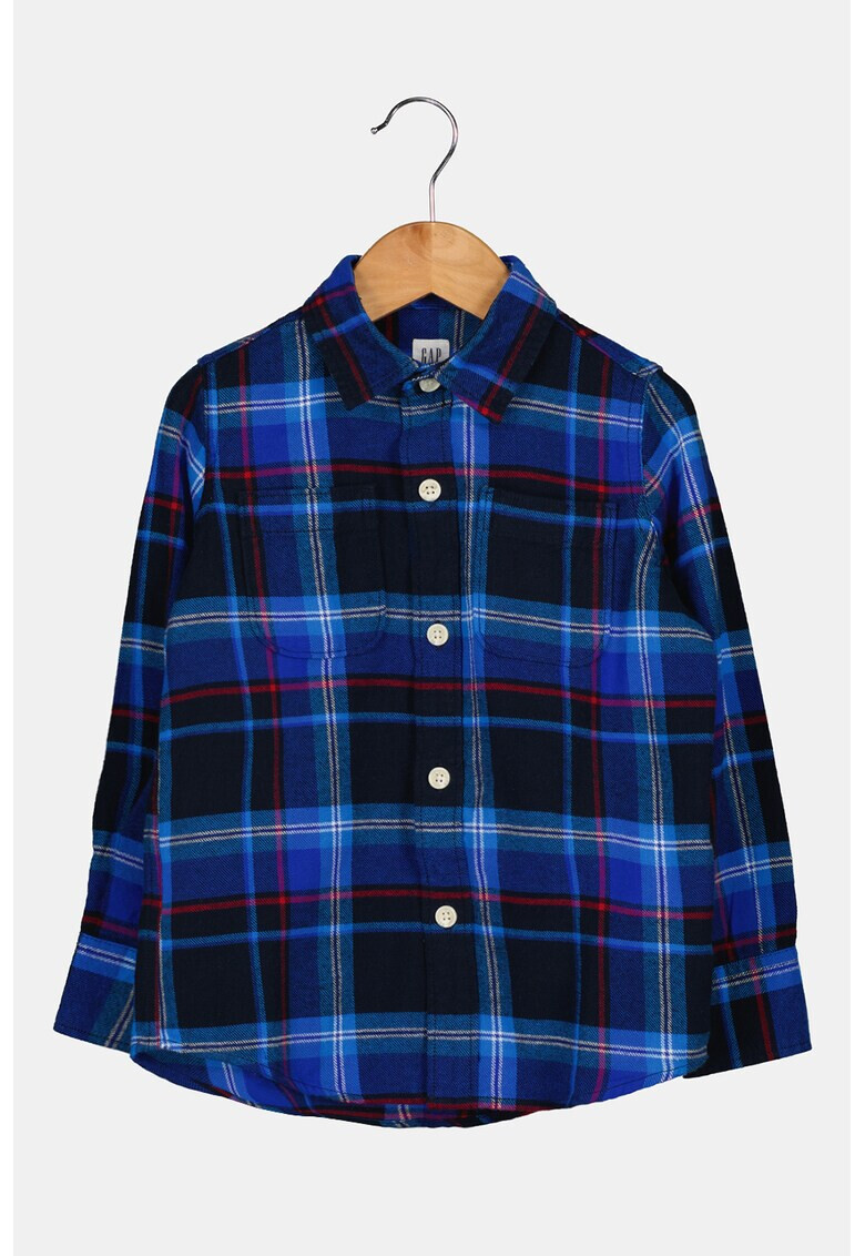 GAP Camasa din flanel cu model in carouri - Pled.ro