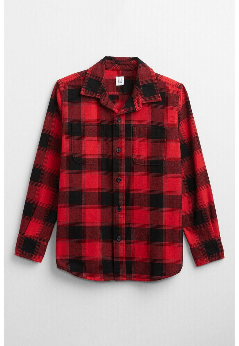 GAP Camasa din flanel cu model in carouri - Pled.ro