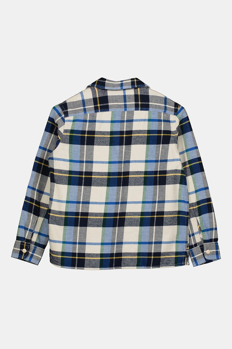 GAP Camasa din flanel si bumbac organic cu model in carouri - Pled.ro