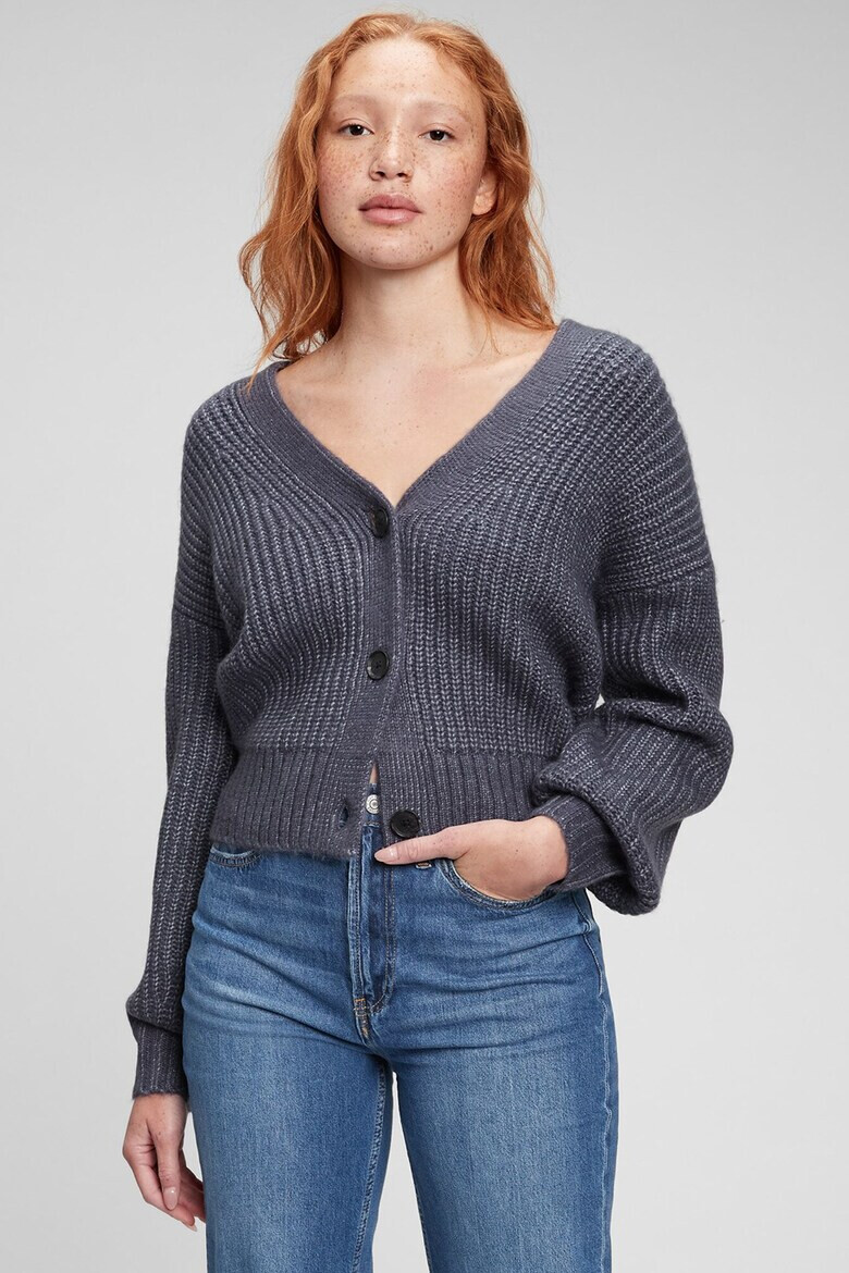 GAP Cardigan cu decolteu in V si maneci cazute - Pled.ro