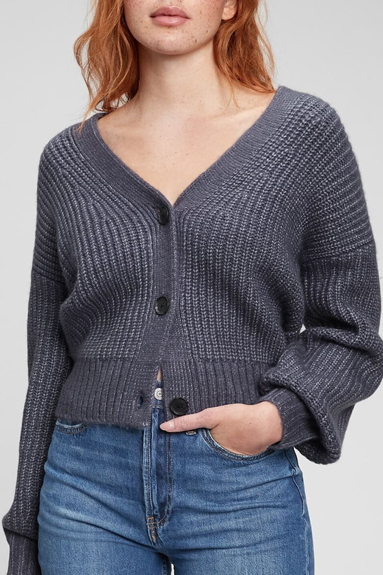 GAP Cardigan cu decolteu in V si maneci cazute - Pled.ro