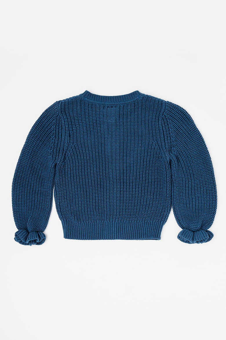 GAP Cardigan de bumbac cu mansete cu volane - Pled.ro