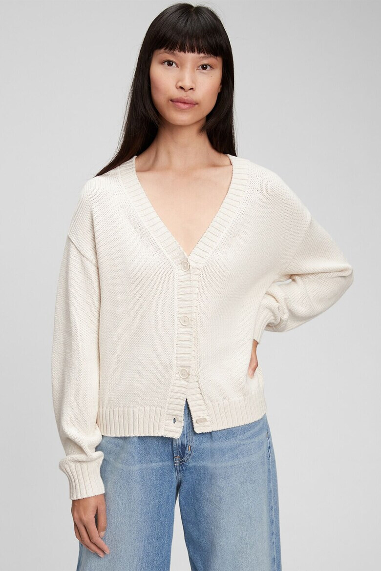 GAP Cardigan relaxed fit cu decolteu in V - Pled.ro