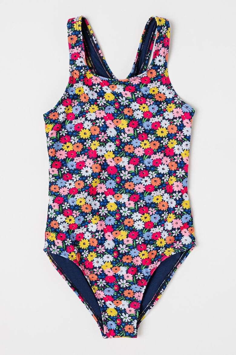 GAP Costum de baie cu model floral si decupaj pe partea din spate - Pled.ro