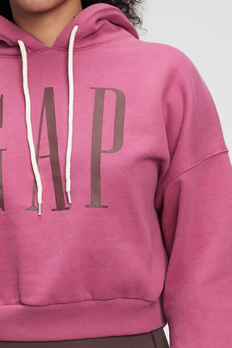 GAP Hanorac crop cu imprimeu logo supradimensionat - Pled.ro