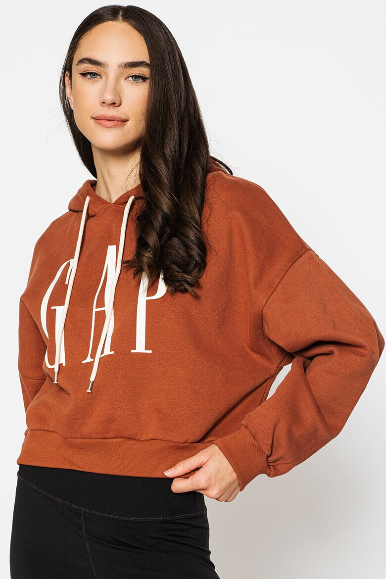 GAP Hanorac crop cu imprimeu logo supradimensionat - Pled.ro