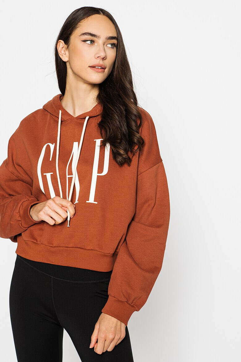 GAP Hanorac crop cu imprimeu logo supradimensionat - Pled.ro