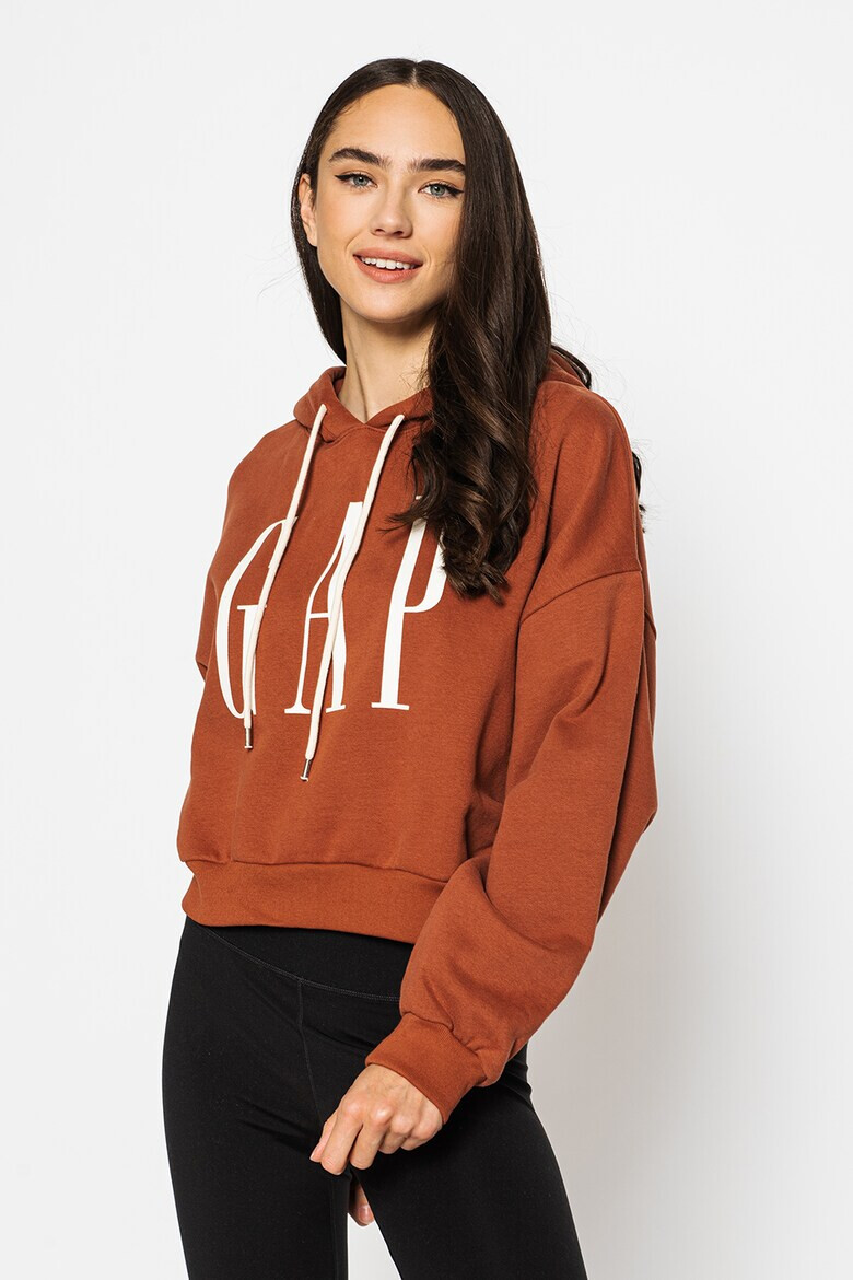 GAP Hanorac crop cu imprimeu logo supradimensionat - Pled.ro