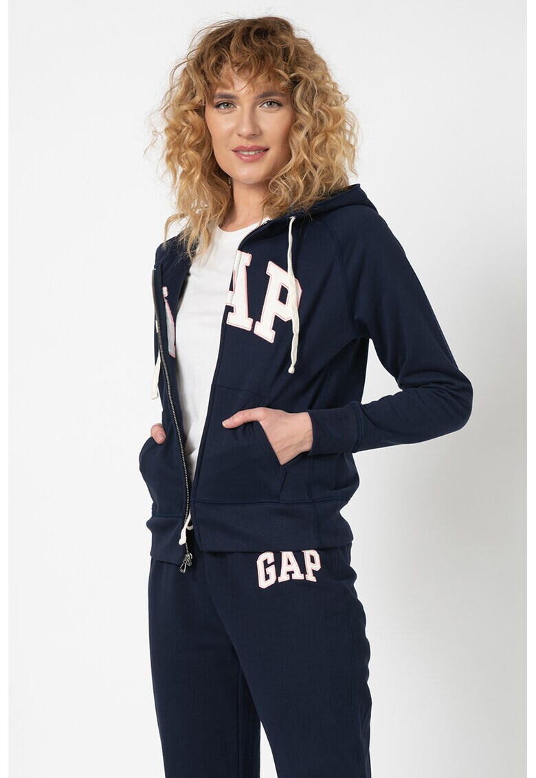 GAP Hanorac cu fermoar si imprimeu logo 000495427 - Pled.ro