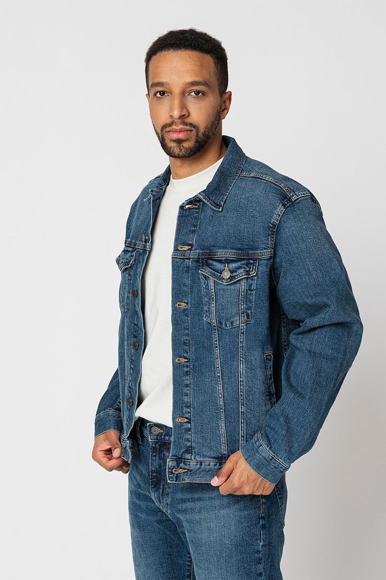 GAP Jacheta de denim cu buzunare cu clapa - Pled.ro