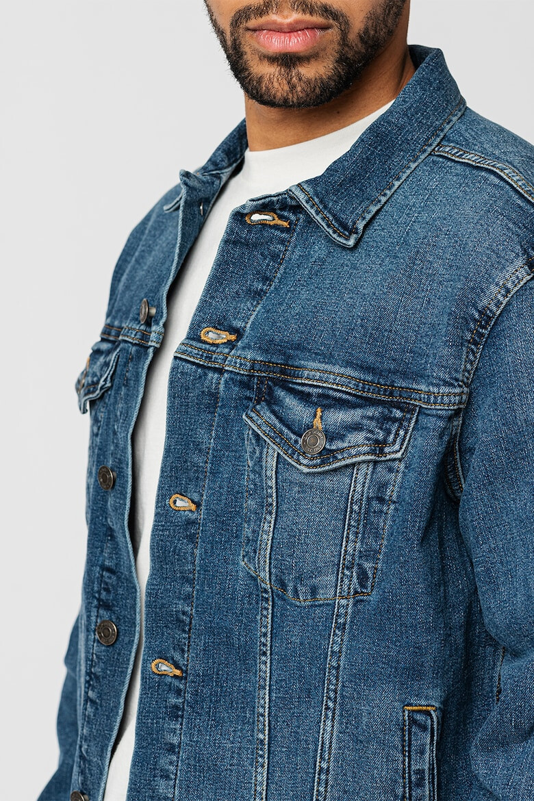 GAP Jacheta de denim cu buzunare cu clapa - Pled.ro