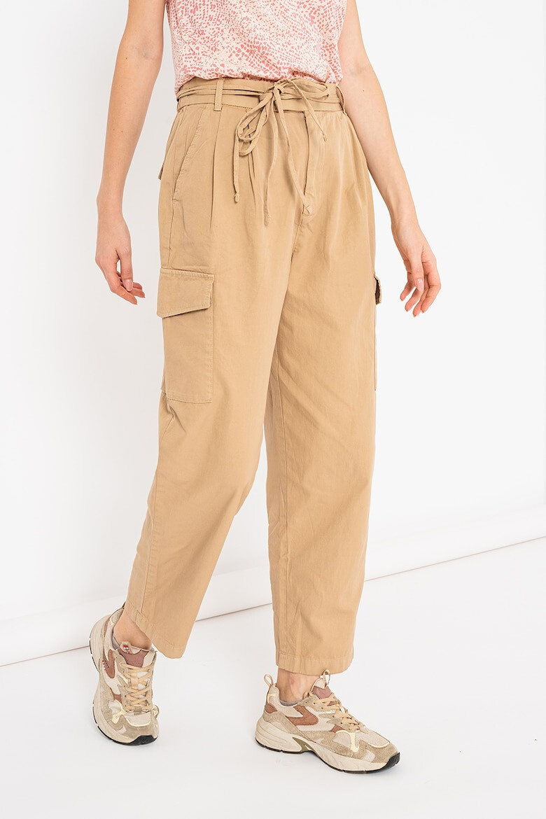 GAP Pantaloni cargo cu talie inalta - Pled.ro